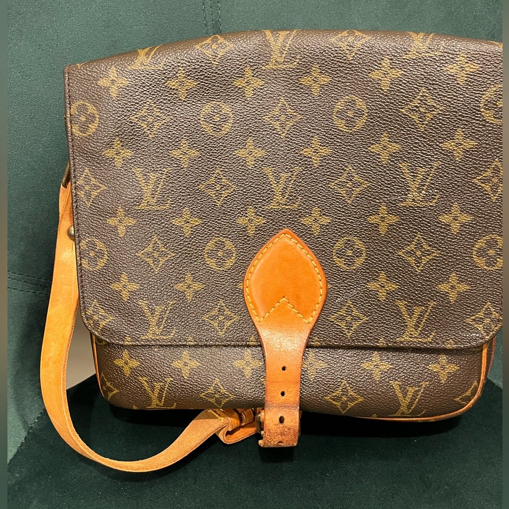 Louis Vuitton Cartouchiere MM Crosbody/Shoulder Bag-Guaranteed Authentic